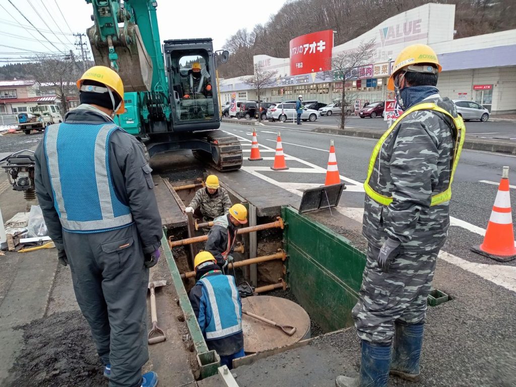 一関市公共下水道（千厩処理区）構井田地区枝線工事