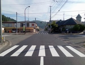 一般県道前沢東山線西本町地区道路舗装補修工事