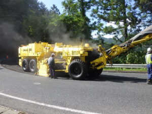 一般国道343号山口地区道路舗装改修工事(切削)